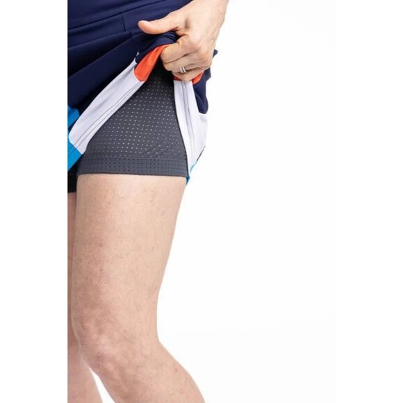 Kinona navy blue golf skort, size XS, perfect for pickleball. new with tag - Picture 5 of 6